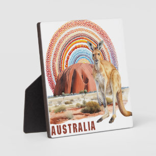 Australian Elements Digital Art Tabletop Plaque