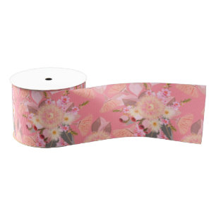 Australian Eucalyptus Blooms Grosgrain Ribbon