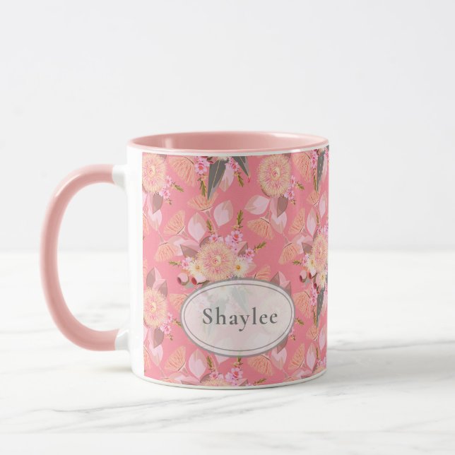 Australian Eucalyptus Blooms Mug (Left)