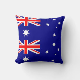 Australian Flag American MoJo Pillow