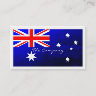 Australian Flag, Australia Business Card