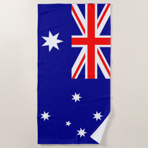 Australian Flag Beach Towel