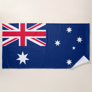Australian Flag Beach Towel