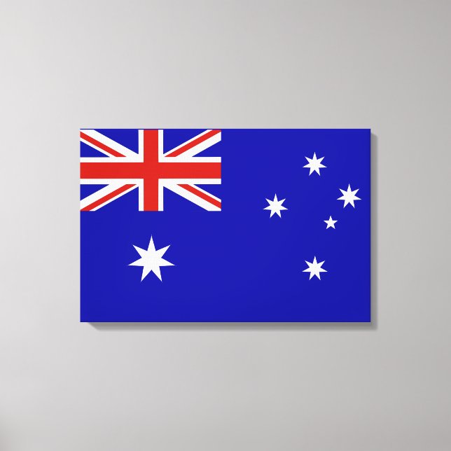 Australian flag canvas print (Front)