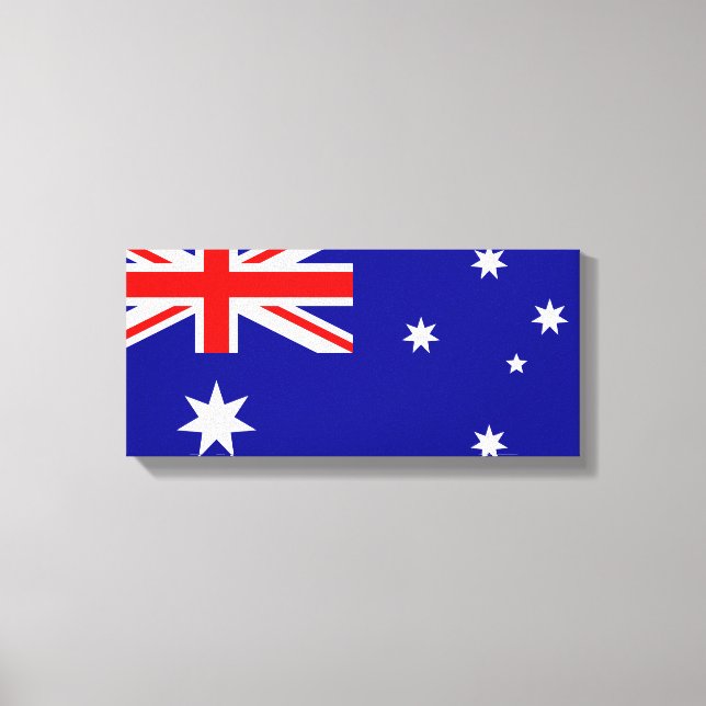 Australian Flag Canvas Print (Front)