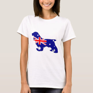 Australian Flag - Cocker Spaniel T-Shirt