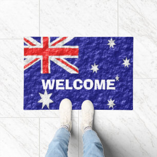 Australian Flag Design Doormat