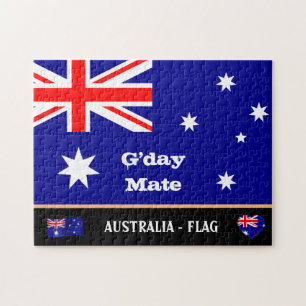 Australian Flag & G'day Mate puzzle / Australie