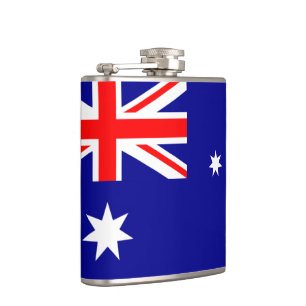 Australian Flag Hip Flask