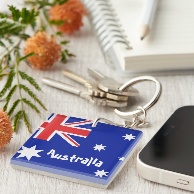 Australian Flag Keychain (Front Right)