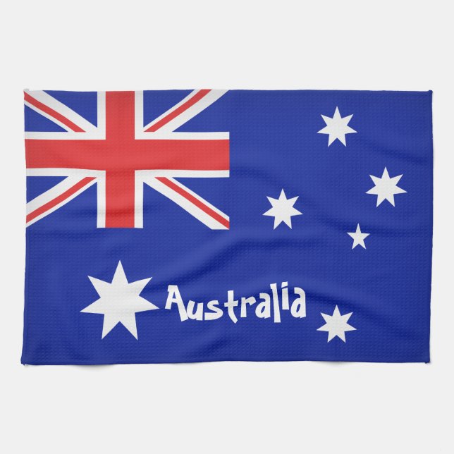 Australian Flag Kitchen Towel (Horizontal)