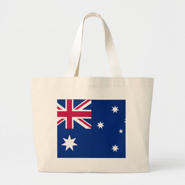 Australian flag large tote bag (Front)