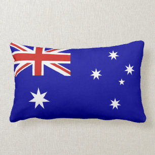Australian flag lumbar pillow
