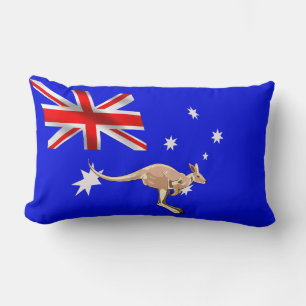 Australian flag lumbar pillow