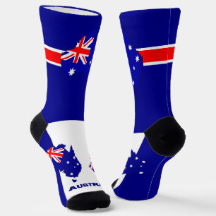 Australian Flag Patriotic, Sustainable Australia Socks