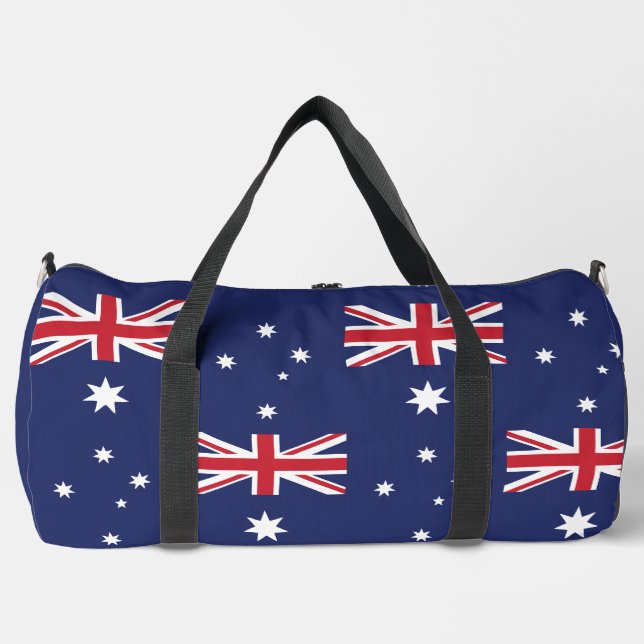 Australian Flag Pattern Duffle Bag (Front)