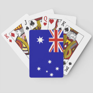 Australian flag playing cards