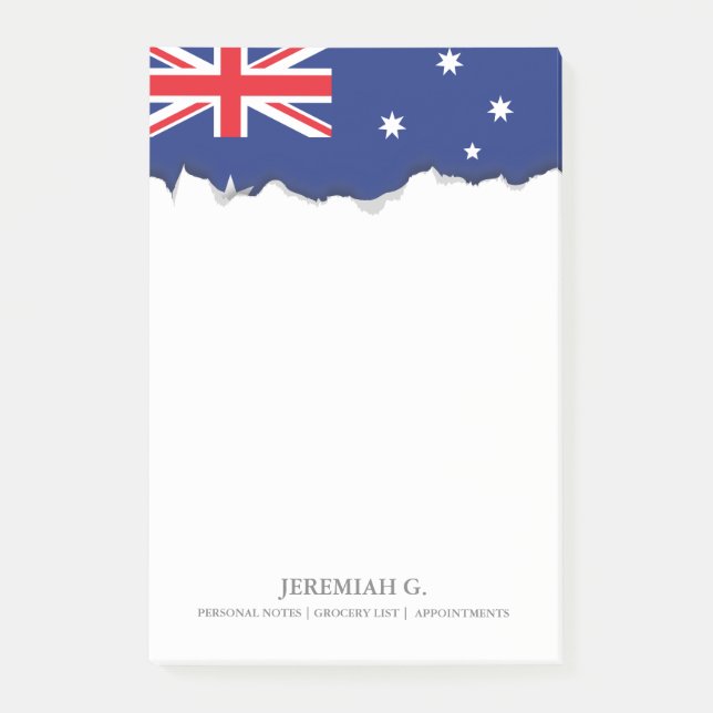 Australian Flag Post-it Notes (Front)