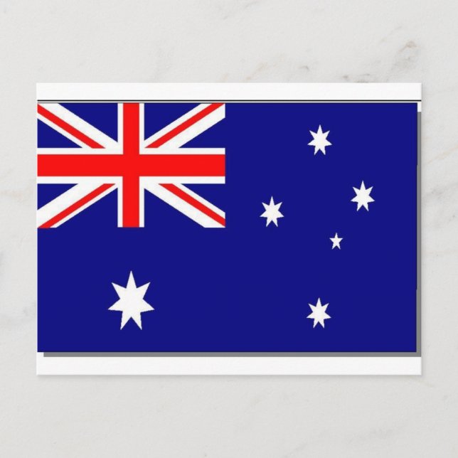 Australian Flag Postcard (Front)