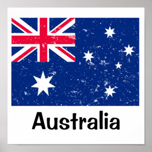 Australian Flag Poster