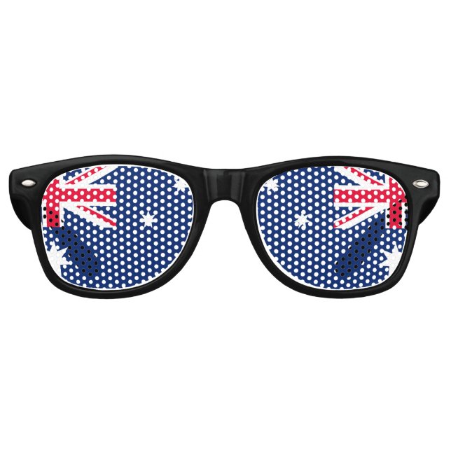 Australian Flag Retro Sunglasses (Front)