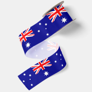 Australian Flag Ribbon, travel / sports, Australia Satin Ribbon