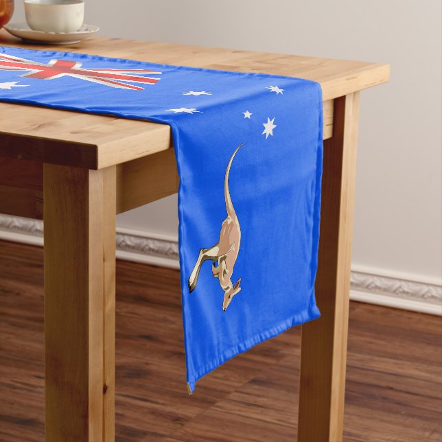 Australian flag short table runner (In Situ)