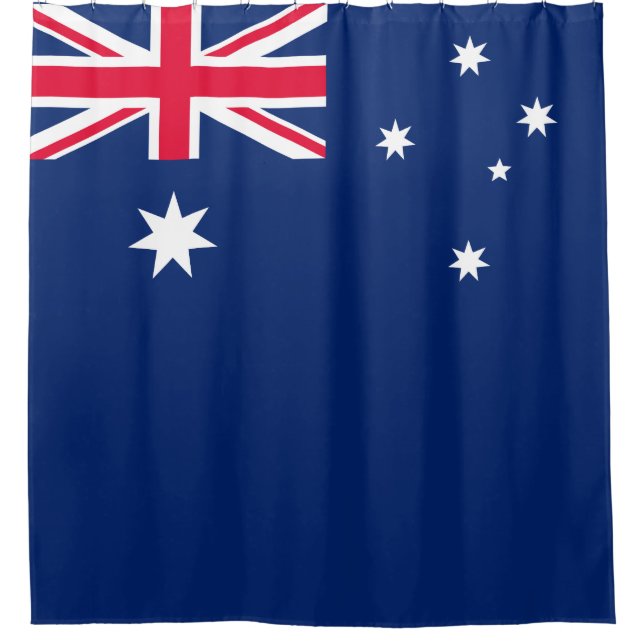 Australian Flag Shower Curtain (Front)