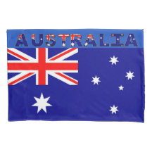 Australian Flag Single Pillowcase, Standard Size