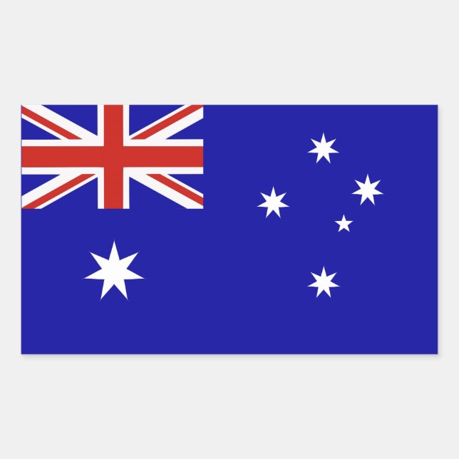 Australian flag sticker (Front)