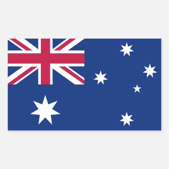 Australian flag sticker (Front)
