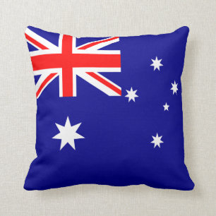Australian Flag Throw Pillow