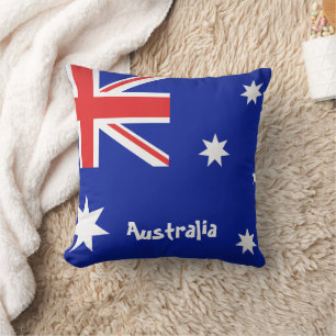 Australian Flag Throw Pillow