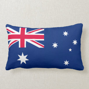 Australian flag throw pillow