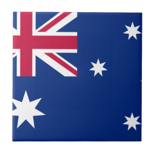 Australian flag tile