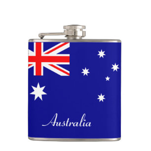 Australian Flag & travel Australia /sports fans Hip Flask