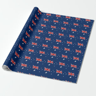 Australian flag wrapping paper