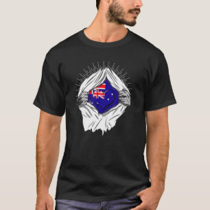 Australian Flags Home of Australia T-Shirt