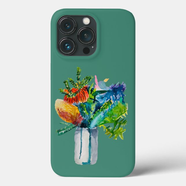 Australian flowers watercolour Case-Mate iPhone case (Back)