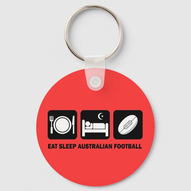 AUSTRALIAN FOOTBALL KEYCHAIN (Front)