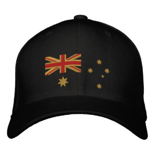 Australian Goldie Flag Embroidery Embroidered Hat
