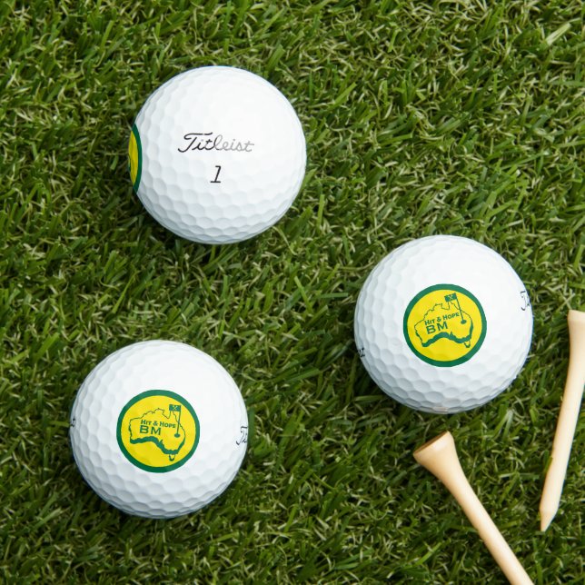 Australian Golfing Gifts Golf Balls (Insitu Grass)