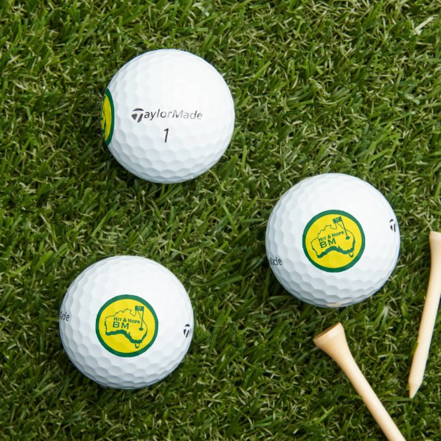 Australian Golfing Gifts Golf Balls (Insitu Grass)