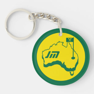 Australian Golfing Gifts Keychain
