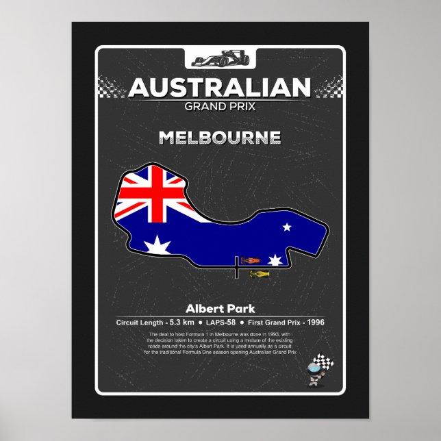Australian GP Poster (Front)