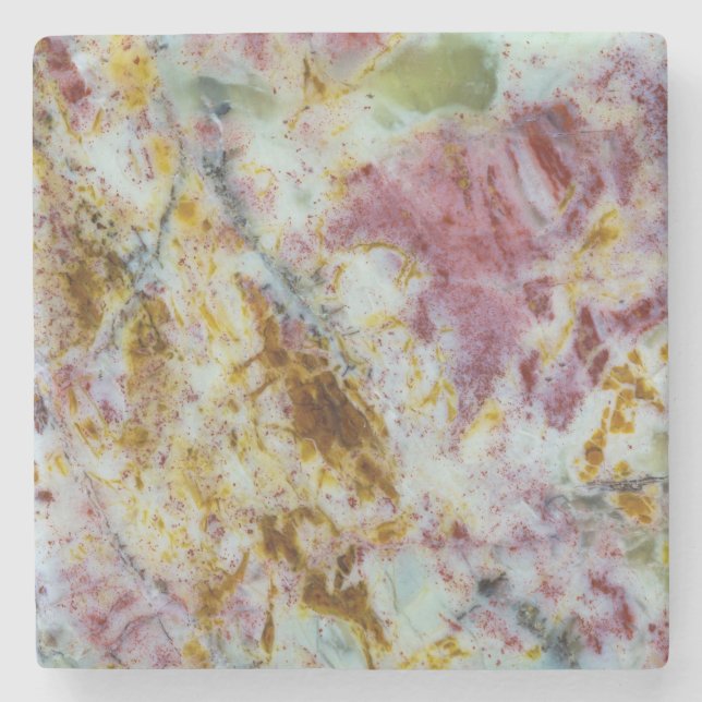 Australian Green Opalite Slab Stone Coaster (Front)
