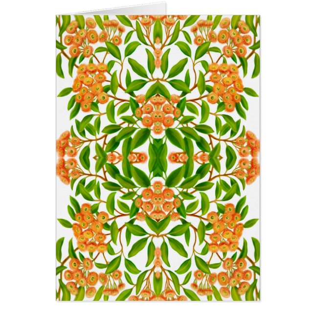 Australian Gum Tree Design Card (Front)