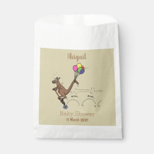 Australian humour kangaroo cartoon illustration favour bag