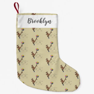 Australian humour kangaroo cartoon illustration small christmas stocking