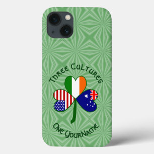 Australian Irish American Shamrock Personalized  iPhone 13 Case